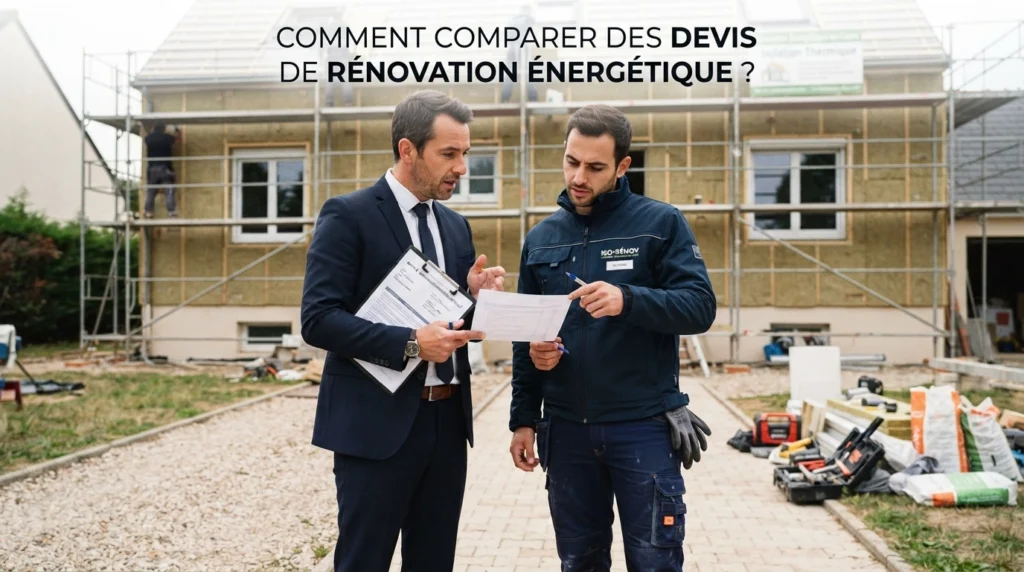 Comment comparer des devis de rénovation énergétique