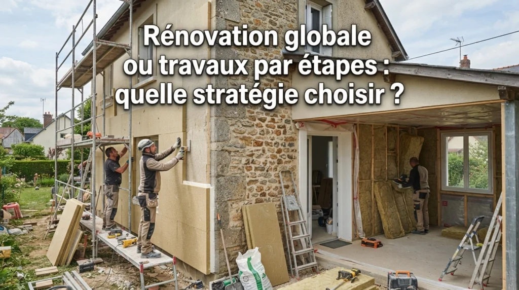 Rénovation globale ou travaux par étapes : quelle stratégie choisir ?