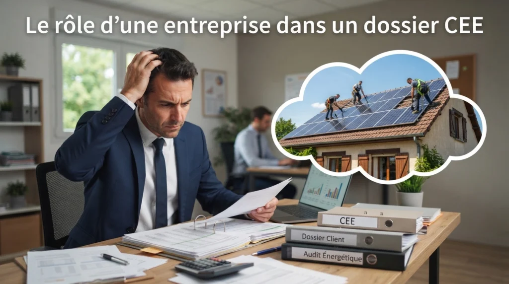 Quel est le rôle d’une entreprise dans un dossier CEE ?